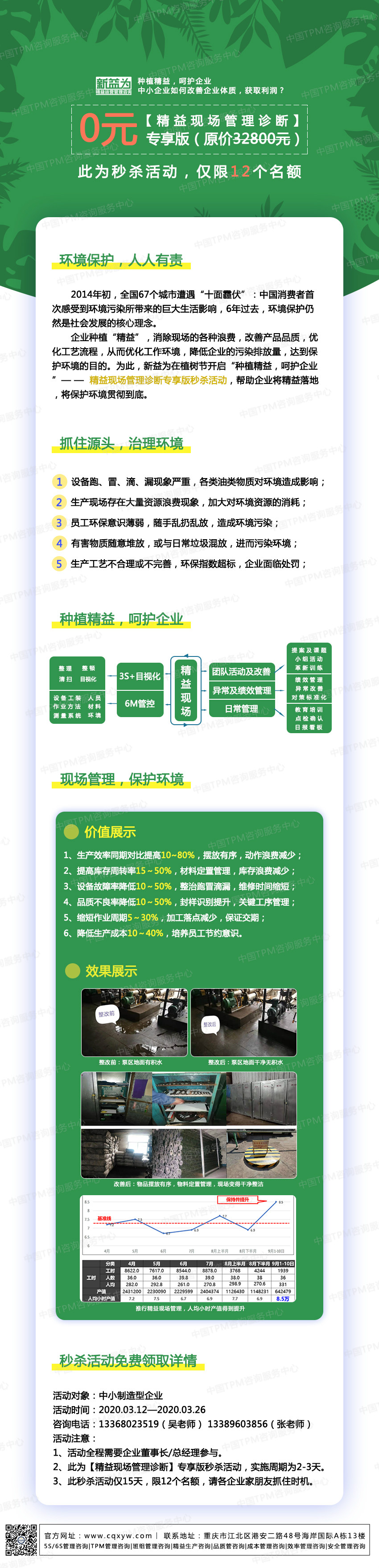 種植精益，呵護(hù)企業(yè)——精益現(xiàn)場管理診斷專享版秒殺活動